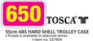 Tosca 55cm ABS Hard Shell Trolley Case