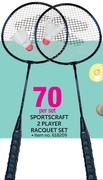Sportscraft 2 Player Racquet Set-Per Set