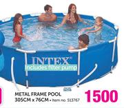 Intex Metal Frame Pool-305cmx76cm