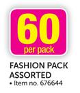 Fashion Pack Assorted 676644-Per pack
