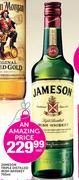 Jameson Triple Distilled Irish Whiskey-750ml