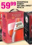 Robertson Winery Natural Sweet Rose-3L