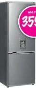KIC Metallic Silver Bottom Freezer/Fridge With Water Dispenser-346L (KB6035/2 ME)