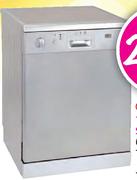 Defy 12 Place Metallic Silver Dishwasher