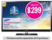 Samsung 51" (130cm) Plasma TV (PS51D490) 
