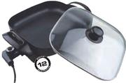 Logik Non Stick Frying Pan With Glass Lid-(RS-082421)