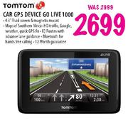TomTom Car GPS Device Go Live 1000