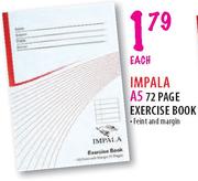 Impala A5 72 Page Exercise Book-each