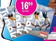 Typek 3 Pack 100 Page A4 Exam Pads-per pack