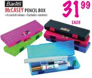 Bantex McCasey Pencil Box-each