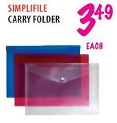 Simplifile Carry Folder-each