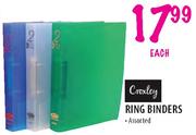 Croxley Ring Binders Assorted-each