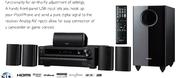 ONKYO Blu-Ray Disc Player (BD-SP309(B)+5.1 Home Cinema Reciever/Speaker Package (HT-S5405(B)