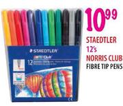 Staedtler 12's Norris Club Fibre Tip Pens