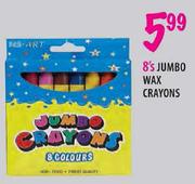 8's Jumbo Wax Crayons