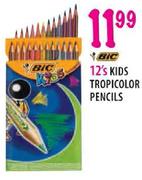 Bic 12's Kids Tropicolor Pencils