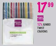 Simple Choice 12's Jumbo Twist Crayons