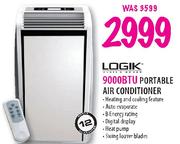 logik 9000 btu portable air conditioner