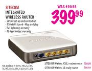 Sitecom Integrated Wireless Router