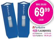 Verbatim 4GB Flashdrives-each