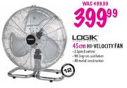Logik 45cm Hi-Velocity Fan