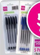 Simple Choice 5 Pack Pens