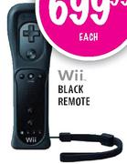 Wii Black Remote