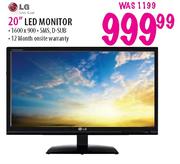 LG 20" LED Monitor