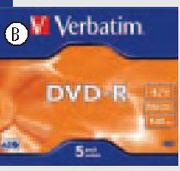 Verbatim 5 Pack DVD-R-Per Pack
