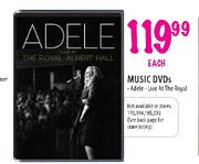 Music DVDs-Adele-Live At The Royal-each