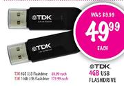 TDK 4GB USB Flashdrive-each