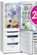 ICIC White Bottom Freezer/FridgeKB6032WH)-309Ltr.