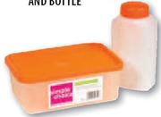 Simple Choice Lunch Box and Bottle-1Ltr.