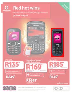 Game Vodacom (Until 6 February 2012), page 1