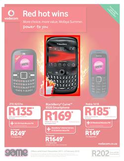 Game Vodacom (Until 6 February 2012), page 1