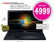 Toshiba Notebook (C660-268)