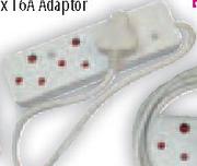 Simple Choice 3m Extension Cord and Adapter