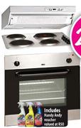 KIC Stainless Steel Undercounter Oven, Hob And Cookerhood