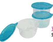 3 Piece Plastic Storage Set