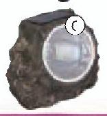 Lightworx Solar Rock Spot Garden Light