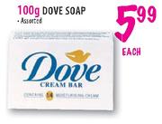 Dove Soap Assorted-100g each