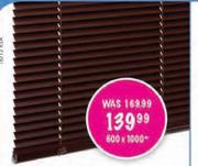 Decorland Ready Made 25mm Aluminium Venetian Blinds (Mehogany Color Only) 1600 x 1600mm