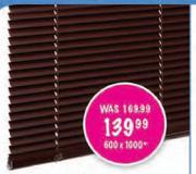 Decorland Ready Made 25mm Aluminium Venetian Blinds (Mehogany Color Only) 1800 x 1600mm