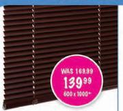 Decorland Ready Made 25mm Aluminium Venetian Blinds (Mehogany Color Only) 1600 x 2200mm