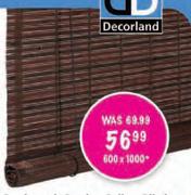 Decorland Ready Made Bamboo Roll-Up Blinds ( Altislat Mahogany Only) 1800 x 1600mm