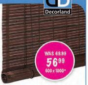 Decorland Ready Made Bamboo Roll-Up Blinds ( Altislat Mahogany Only) 1000 x 1000mm