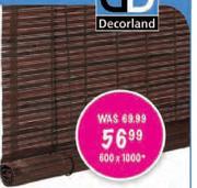 Decorland Ready Made Bamboo Roll-Up Blinds ( Altislat Mahogany Only) 1600 x 1600mm