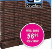 Decorland Ready Made Bamboo Roll-Up Blinds ( Altislat Mahogany Only) 2100 x 2200mm