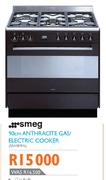 smeg 90cm Anthracite Gas/Electric Cooker (SSA91MFA)