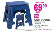 Simple Choice Plastic Step Stool-each